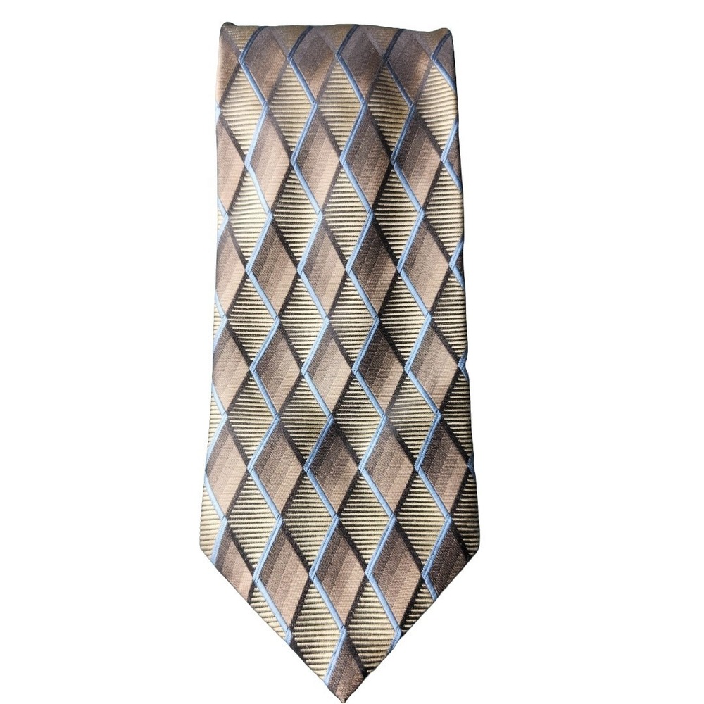 100% Silk Tie Green Brown Men's Wearhouse NWT Prom Formal Wedding Homecoming